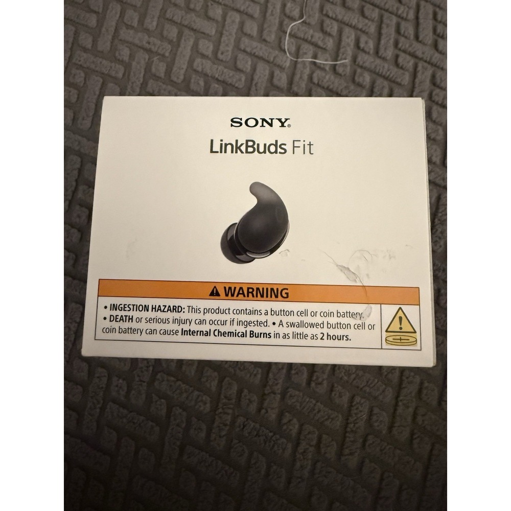 Sony WF-LS910N/BZ LinkBuds Fit True Wireless Noise Canceling Earbuds - Black New